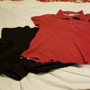 Duo Maternity top and shorts